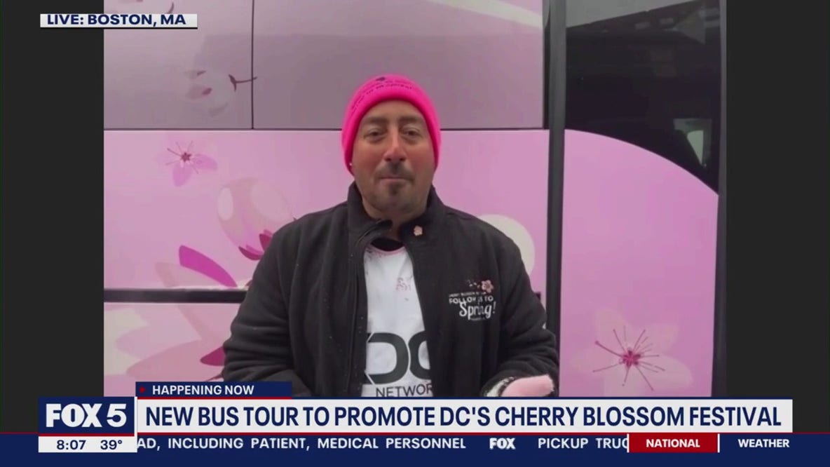 Cherry Blossom Bus Tour kicks off in Boston
